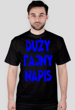 DUŻY FAJNY NAPIS