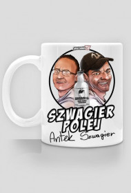 Kubek Szwagier polej z podpisami