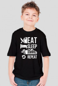 T-shirt kids ESDR white text