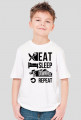 T-shirt kids ESDR black text