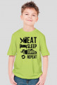 T-shirt kids ESDR black text
