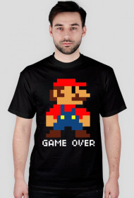 MARIO - GAME OVER white