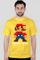 MARIO - GAME OVER white
