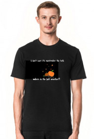 "Fall Weather" T-shirt, koszulka czarna