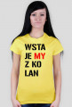 Wstajemy z kolan - damska jasna