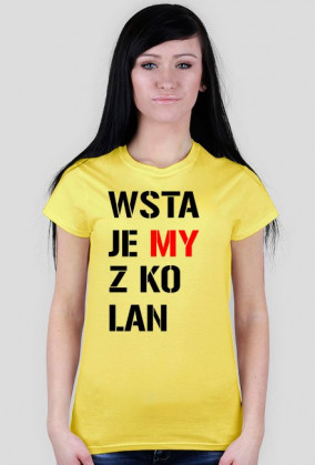 Wstajemy z kolan - damska jasna