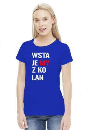 Wstajemy z kolan - damska ciemna