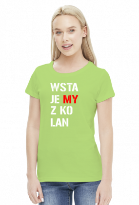 Wstajemy z kolan - damska ciemna