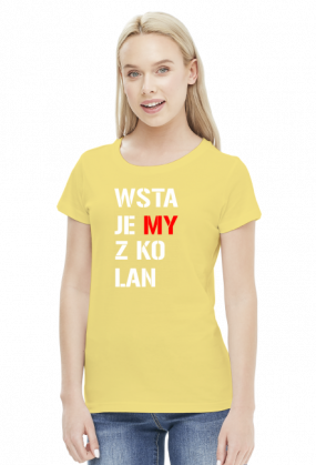 Wstajemy z kolan - damska ciemna