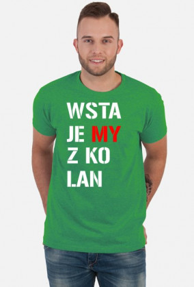 Wstajemy z kolan - męska ciemna