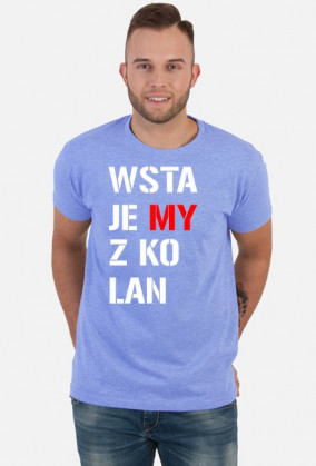 Wstajemy z kolan - męska ciemna