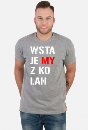 Wstajemy z kolan - męska ciemna
