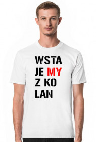 Wstajemy z kolan - męska jasna