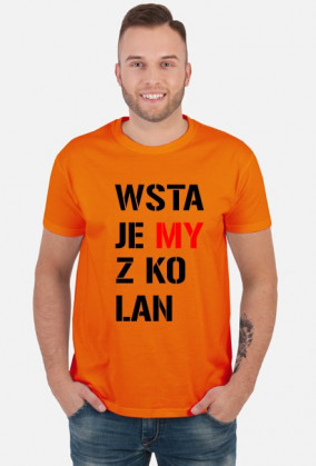 Wstajemy z kolan - męska jasna