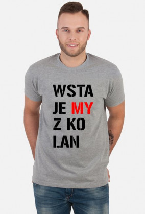 Wstajemy z kolan - męska jasna
