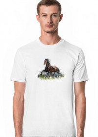 Koszulka Męska Koń
