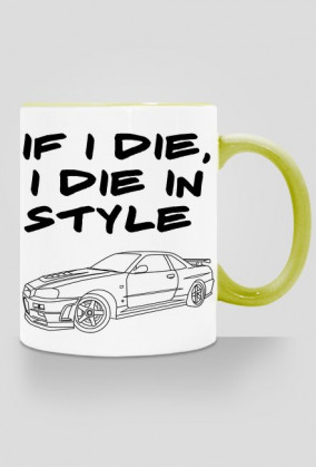 If I die - kubek kolor, R34