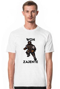 Koszulka RecordWear " Won, zajente"