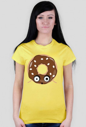 Brązowy donut