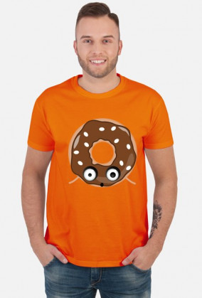 Brązowy donut