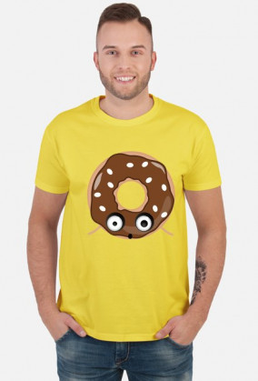 Brązowy donut