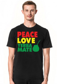 Koszulka Yerba Mate- Peace Love Yerba Mate