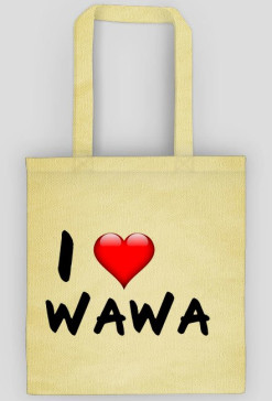 TORBA I LOVE WAWA