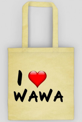 TORBA I LOVE WAWA