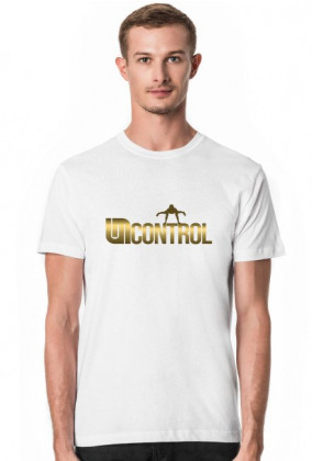 Gold Uncontrol - koszulka - biała