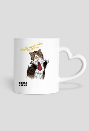 Kubek Mr Kitty Król Korpo