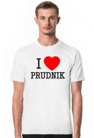 T-shirt - iLovePrudnik - Biały / Męski