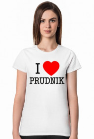 T-shirt - iLovePrudnik - Biały / Damski
