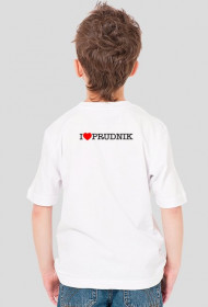 T-shirt - iLovePrudnik - Biały / Dla Chłopczyka