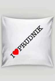 Poszewka na Jasia - iLovePrudnik - Biała