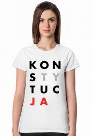 Konstytucja koszulka podkoszulek damska