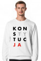 Konstytucja bluza męska biała