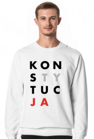 Konstytucja bluza męska biała