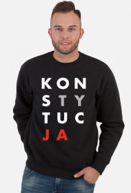 Konstytucja bluza męska czarna
