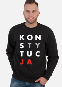 Konstytucja bluza męska czarna