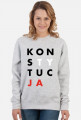 Konstytucja bluza damska szara