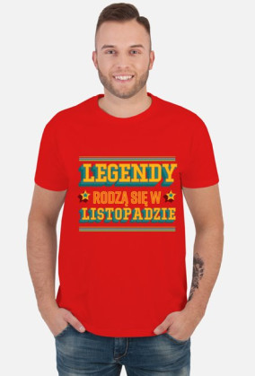 Koszulka Legendy rodzą się w Listopadzie