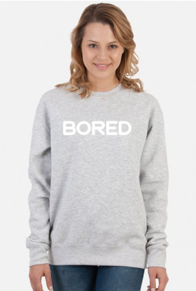 Bluza damska "bored" - bluzy bez w prostu