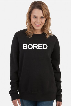 Bluza damska "bored" - bluzy bez w prostu