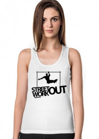 Street Workout BAR - koszulka - biała