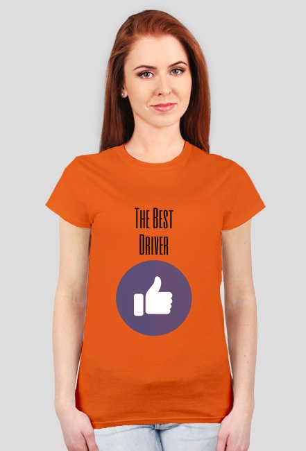 t-shirt damski - the best driver