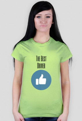 t-shirt damski - the best driver