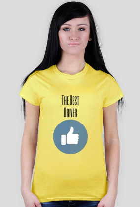t-shirt damski - the best driver