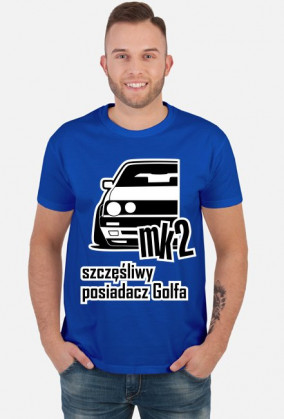mk2 - szczęśliwy posiadacz Golfa (koszulka męska)