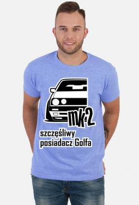 mk2 - szczęśliwy posiadacz Golfa (koszulka męska)