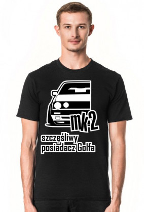 mk2 - szczęśliwy posiadacz Golfa (koszulka męska)